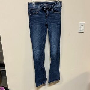American Eagle Outfitters Women's Dark Blue Boot Cut Jeans